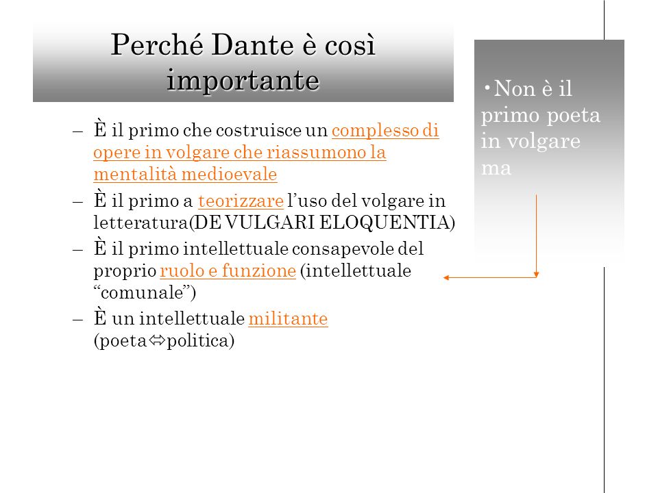 Dante Le opere. ppt scaricare